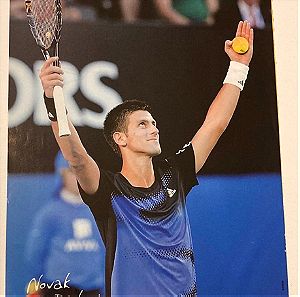Novak Djokovic - Horton Ένθετο Αφίσα από περιοδικό Αφισόραμα Σε καλή κατάσταση Τιμή 5 Ευρώ