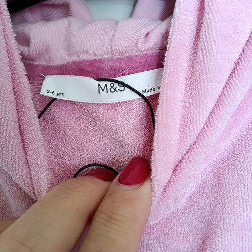 Unicorn bathrobe Marks and Spencer new, for 5-6 years old