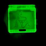 glow in the dark lime green ips kit gba sp