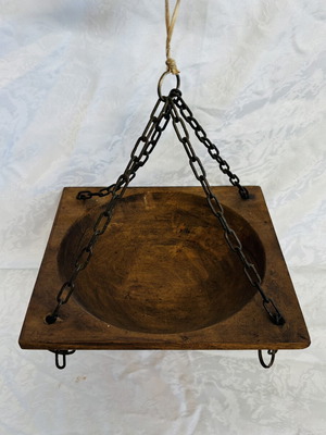Cypriot Wooden Kouposanido Hanging Decoration used