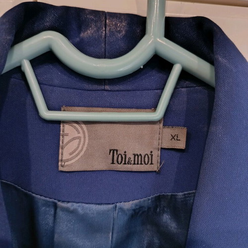 Toi&Moi blue jacket like new, size XL