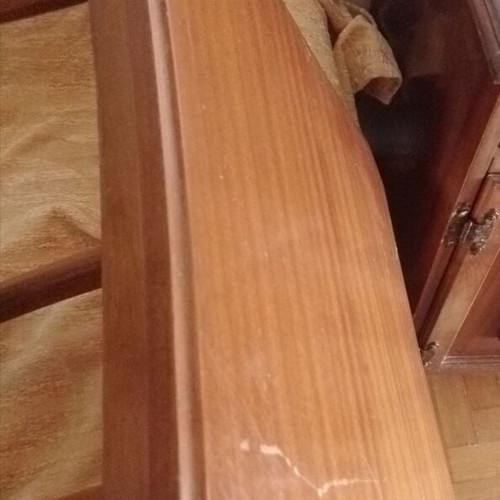 Wooden carved vintage coffee table used