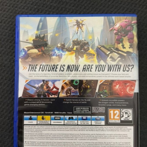 Overwatch PS4 game like new