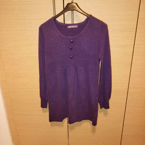 Sweet age long pullover used, purple, size S/M