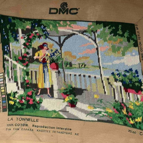 Handmade embroidery The Kioski like new