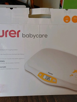 Beurer BY 80 baby scale like new with warranty