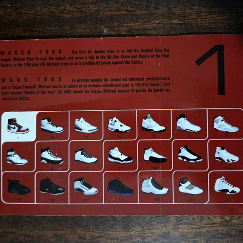 Nike Air Jordan 1 retro card used