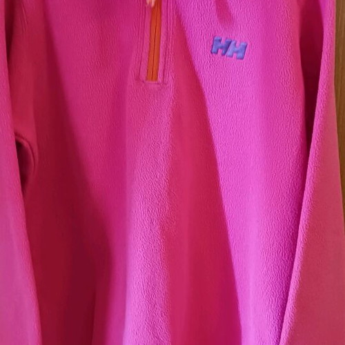 Helly Hansen fleece sweatshirt like new, pink, size 10 years
