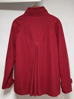 Raxevsky coat 80% wool red like new, size S