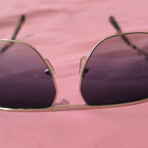 Infinity sunglasses like new, gold color