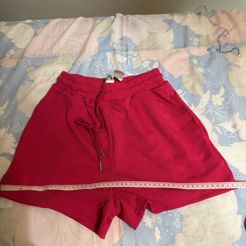 Shein fuchsia sports set new with shorts and sleeveless top