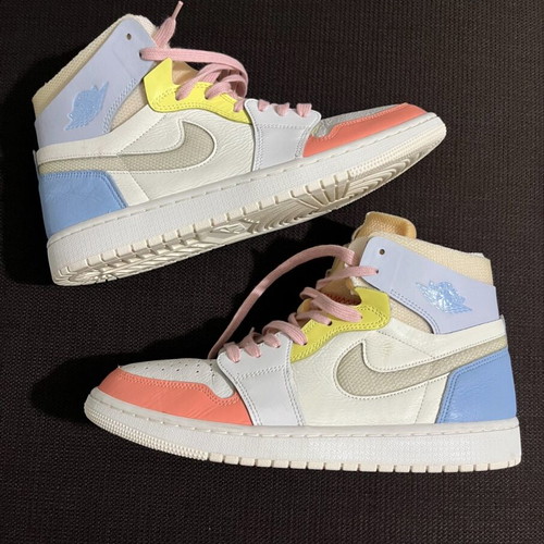 Air Jordan 1 High Zoom CMFT 'To My First Coach' like new, multicolor, size 45