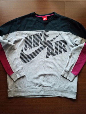 Nike Air sweatshirt καινούργιο, μέγεθος XL, μαύρο και γκρι