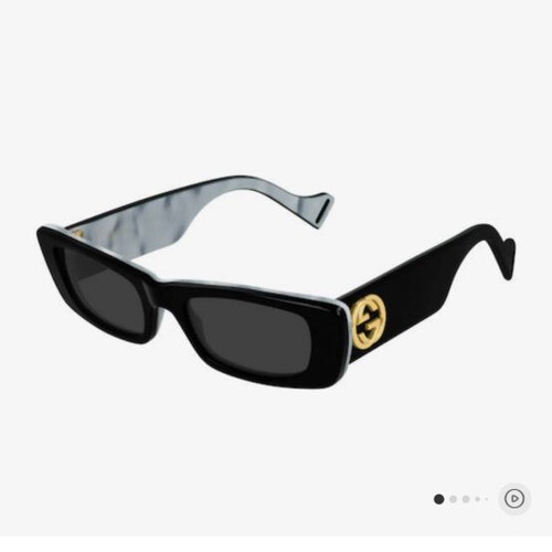 Gucci glasses like new, black and white