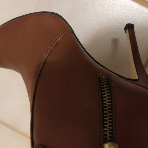 Mark Milan tan ankle boots like new, leather, size 38
