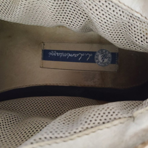 Mens Leather Shoes Lambertazzi Size 44 Beige Nubuck Like New