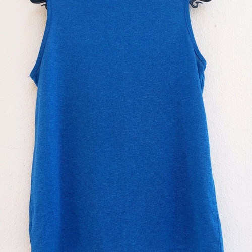 Puma sleeveless sports shirt like new, blue, size S