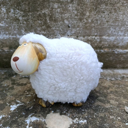 Ceramic decorative sheep new, set of 3 pieces