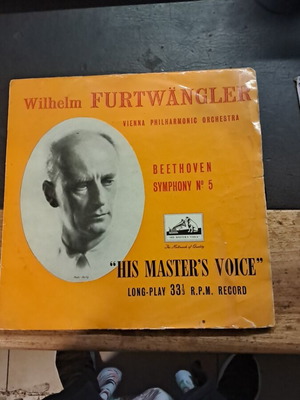 Wilhelm Furtwängler His Master's Voice record, good condition