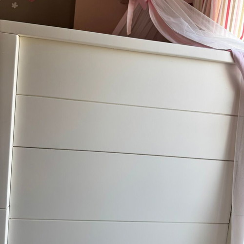 Baby Cot with Mattress like new, adjustable for growing child