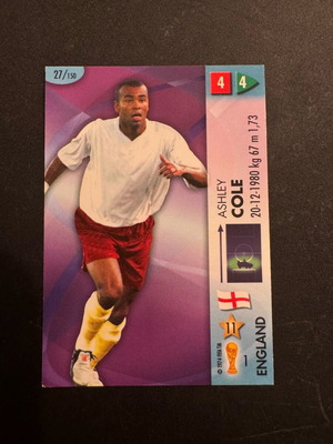 Panini World Cup Germany 2006 card used Ashley Cole