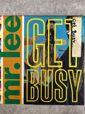 Mr. Lee Get Busy 12'' Vinyl Maxi Single used, electronic