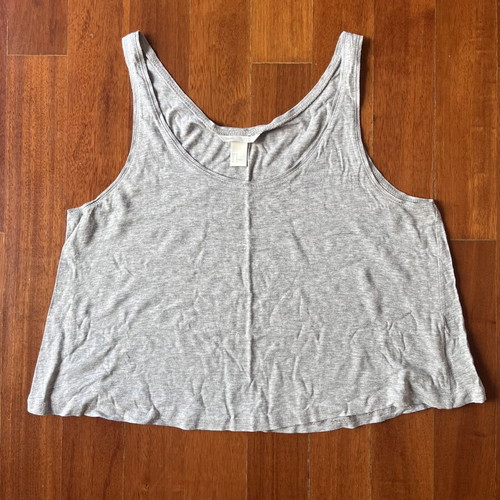 H&M top, grey, size M