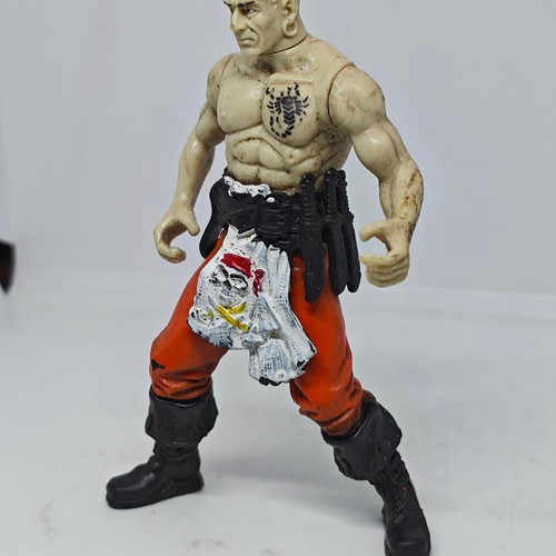 Collectible Chap Mei Pirate figure like new with scorpion tattoo