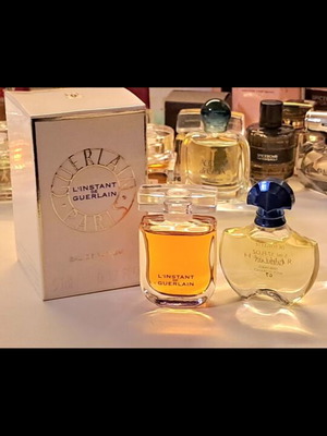 Guerlain Shalimar και L'Instant vintage μινιατούρες αρωμάτων, καινούργιες, με κουτί