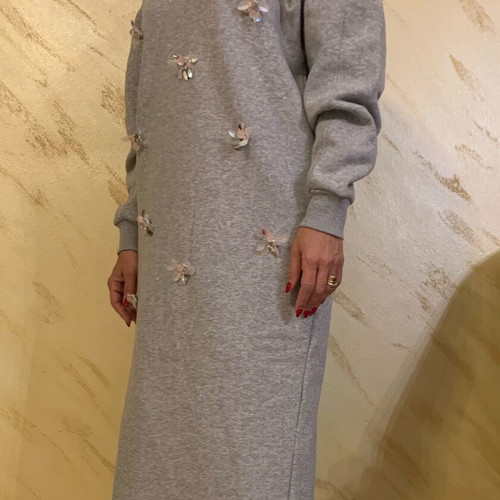 Edited dress sweatshirt with sequins new, size L