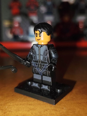 Φιγούρα Catwoman σαν καινούργιο με βάση, δύο κεφάλια, μαστίγιο