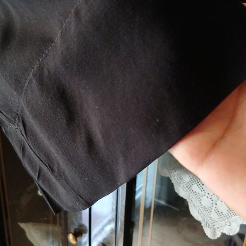 Black Long Shirt / Dress Anel (100% Viscose) - Size L
