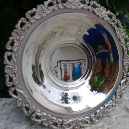 Fountain bowl used, ornate, unaltered
