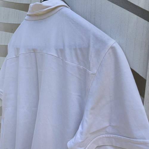 Unisex white shirt by Antonios Markos like new, short sleeve