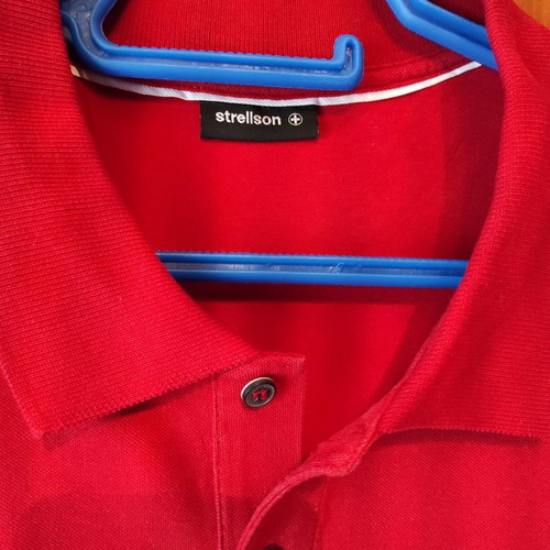 Strellson men's T-shirt new, red, size L