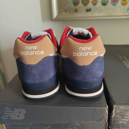 New Balance 574 sneakers size 37 new beige with blue and red details