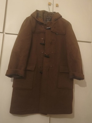 Gloverall Original Montgomery καφέ μάλλινο παλτό με κουκούλα σαν καινούργιο