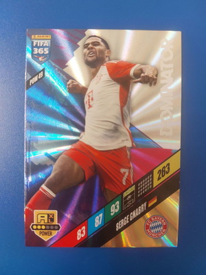 Κάρτα Panini Fifa 365 Adrenalyn XL 2024 Power Gnabry Bayern καινούργια