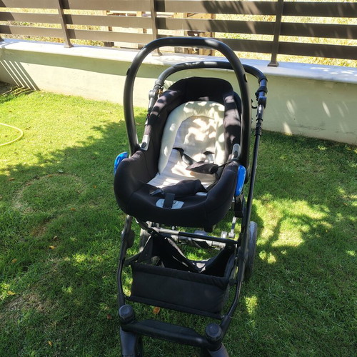 Riko 3-in-1 Baby Stroller like new with step for second child