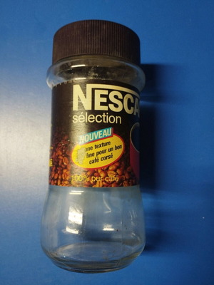 Vintage συσκευασία Nes Cafe γυάλινη μεταχειρισμένη, γαλλική