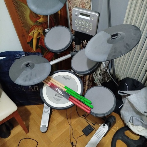 Roland VDrum HD3 electronic drums used