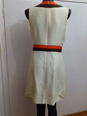 Tory Burch summer dress used beige sleeveless size S