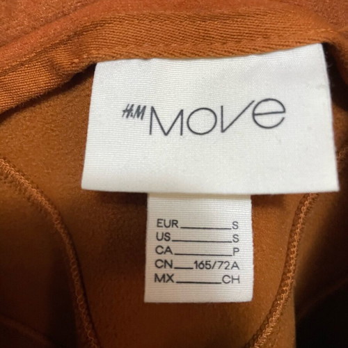 H&M ski pants with suspenders like new, mustard color