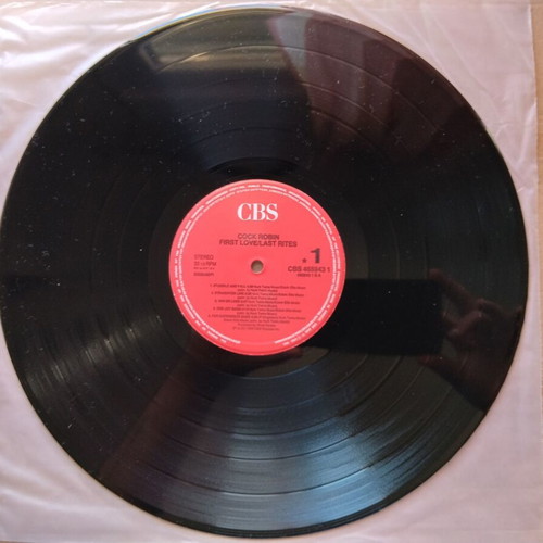 Cock Robin First Love Last Rites LP used, rock