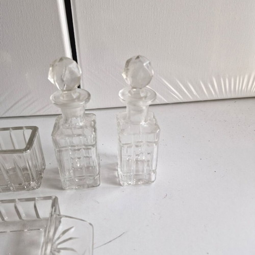 Art Deco table set used, 1940s