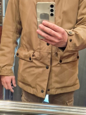 Dainese Gore-Tex No 46 beige long 3/4 jacket like new