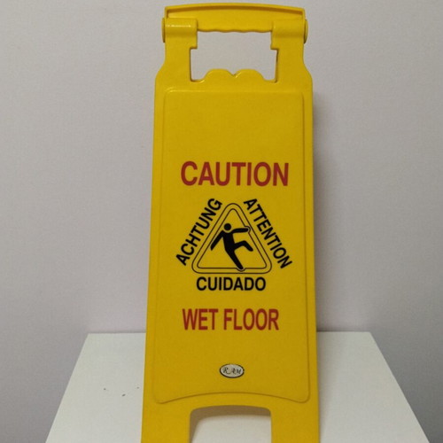 Wet Floor Warning Stand like new