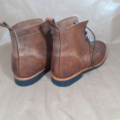 Men's boots size 47 brown handmade, new, made in Portugal