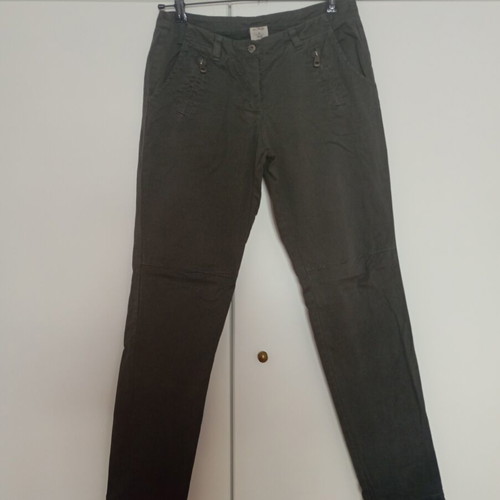 Fabric pants A-Style gray size S like new, made in Italy