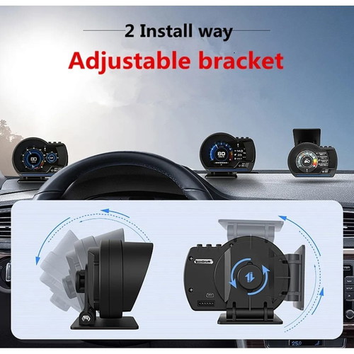 OBD Display PRO HUD with OBD2 and GPS diagnostics